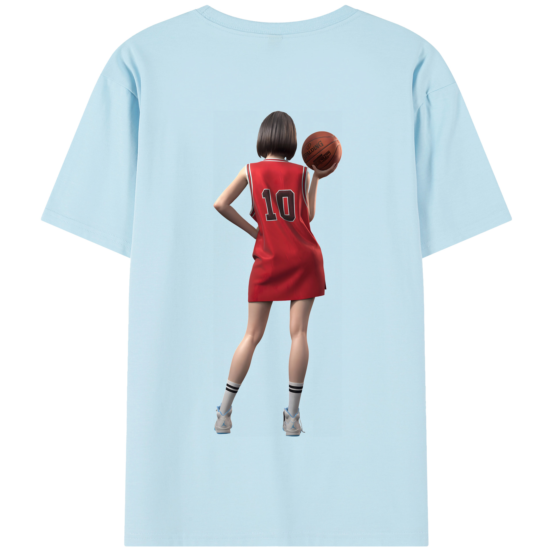 SLAM DUNK／スラムダンク 綿100％半袖Tシャツ（背面プリント）